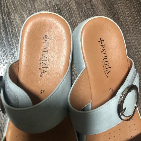 Patrizia by Spring Step Light Blue Sandals Size 7 - Picture 5 of 7